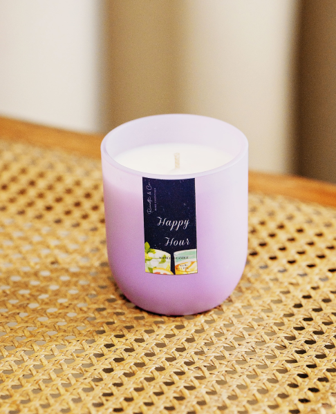 Unwind Candle Glass Jar – Happy Hour