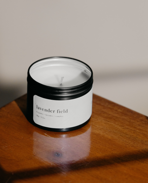Classic Candle Tin Can - Lavender Field